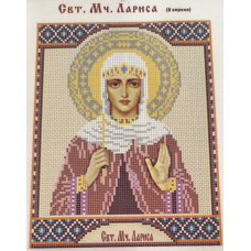 Схема для вишивання бісером ікони. Свята Лариса