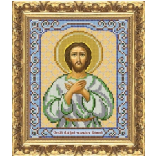 Схема для вишивання бісером ікони. Святий Алексій