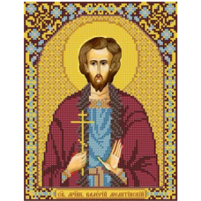 Схема для вишивання бісером ікони. Святова Валерія