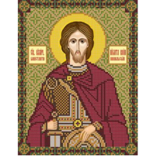 Схема для вишивання бісером ікони. Свято Микита