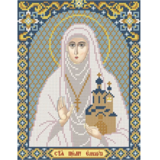 Схема для вишивання бісером ікони Святої Еліавету.