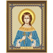 Схема для вишивання бісером ікони Святого Олександра.