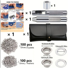 Набір для встановлення люверсів 10-15 мм із люверсами