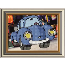 Схема для вишивання бісером. Машинка.