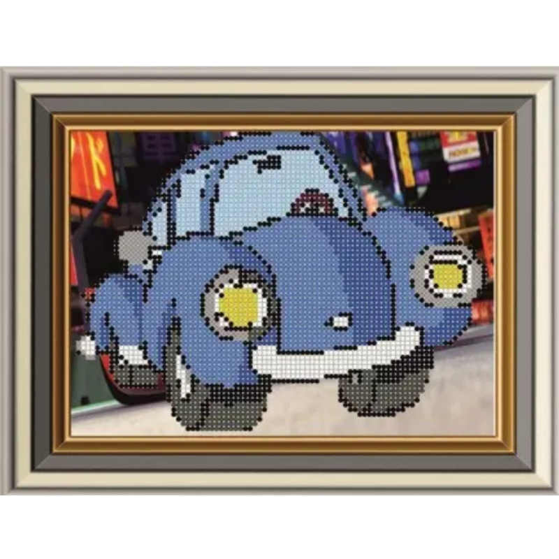 Схема для вишивання бісером. Машинка.