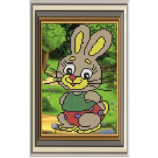 Схема для вишивання бісером. Зайчик.