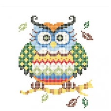 Схема для вишивання бісером. Сова.