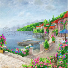 Схема для вишивання бісером. Набережна.