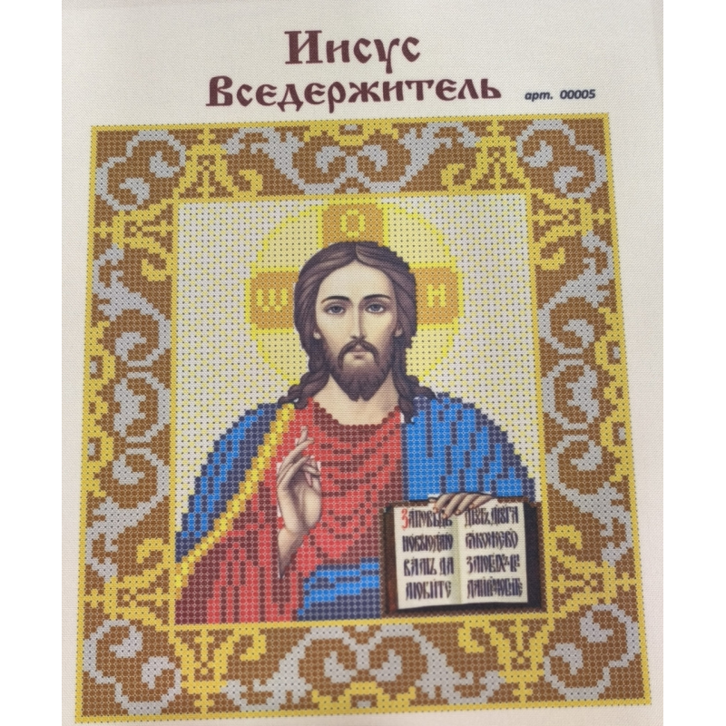 Схема для вишивання бісером ікони conster.