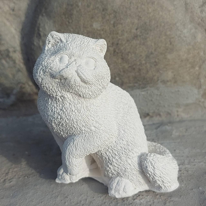 Гіпсова фігурка для розмальовування. Котик