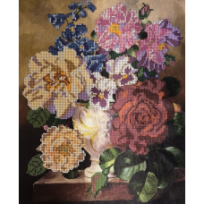 Схема для вишивання бісером. весняний букет.