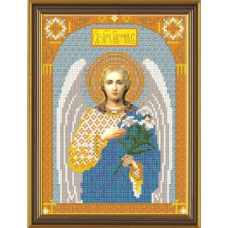 Схема для вишивання бісером ікони Архангел Морріс.