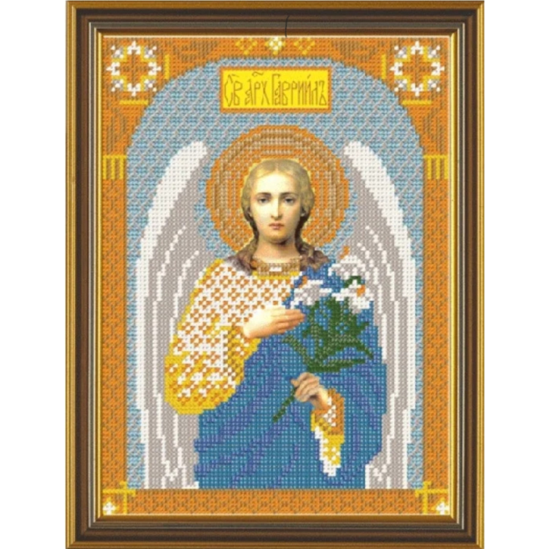 Схема для вишивання бісером ікони Архангел Морріс. Схема для вишивання бісером ікони Архангел Морріс.