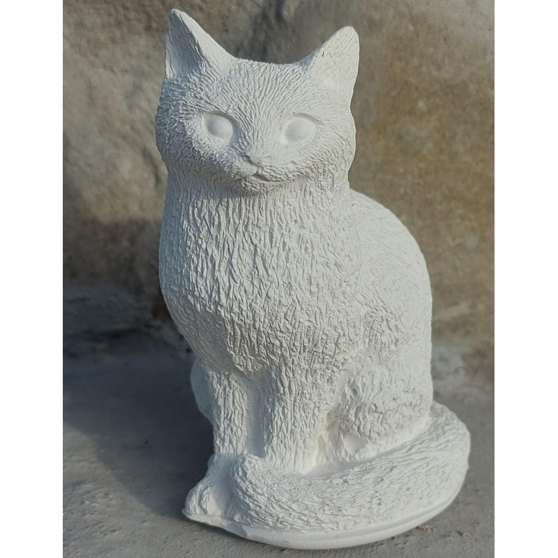 Гіпсова фігурка для розмальовування. Котик