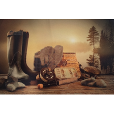 Схема для вишивання бісером. Риболовля.