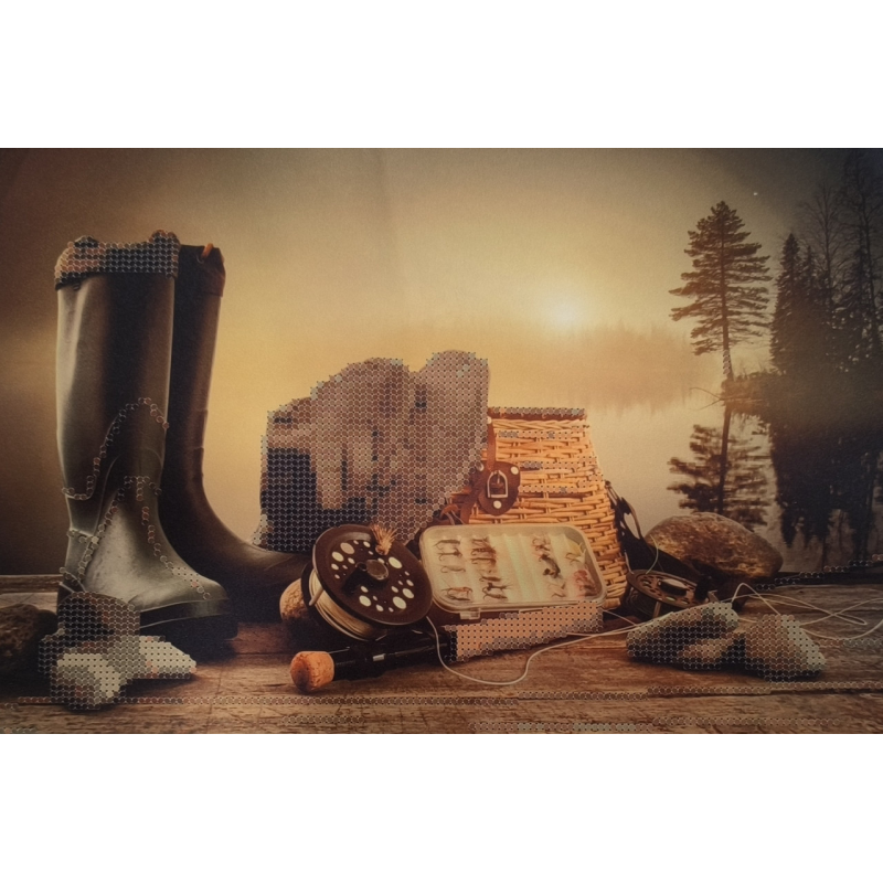 Схема для вишивання бісером. Риболовля. Схема для вишивання бісером. Риболовля.