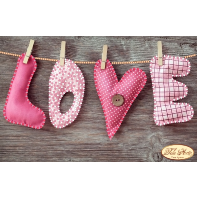 Схема для вишивання бісером. Love.