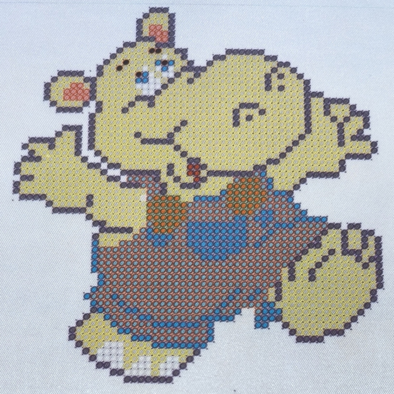 Схема для вишивання бісером. Бегемотик. Схема для вишивання бісером. Бегемотик.