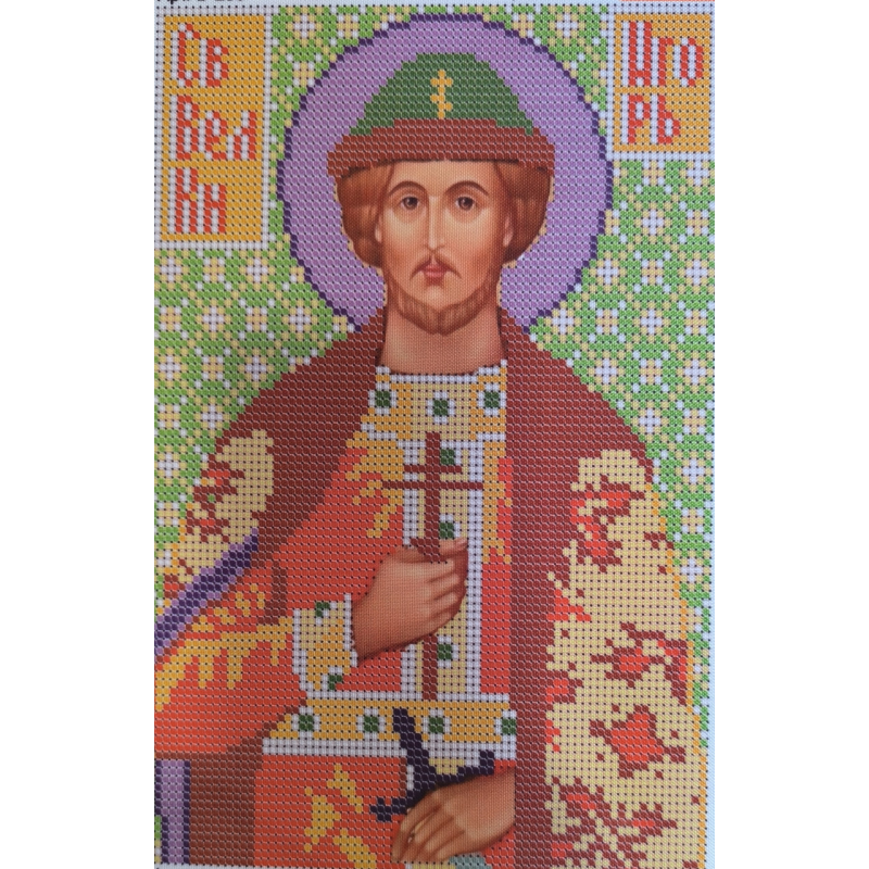 Схема для вишивання бісером ікони. Свято Игор