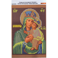 Схема для вишивання бісером ікони БМ Києво-Братська.