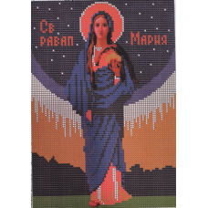 Схема для вишивання бісером ікони Святоїднена.