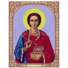 Схема для вишивання бісером ікони. Святий Пантелеймон