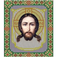 Схема для вишивання бісером ікони. Спас Нерукотворний