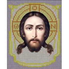 Схема для вишивання бісером ікони. Спас Нерукотворний
