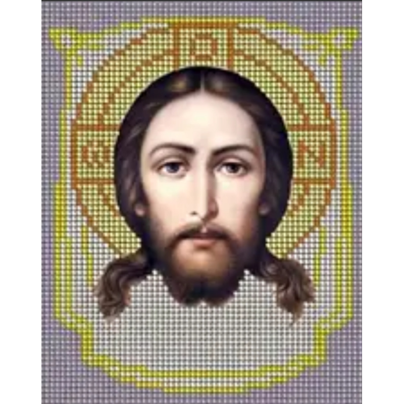 Схема для вишивання бісером ікони. Спас Нерукотворний Схема для вишивання бісером ікони. Спас Нерукотворний