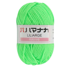 Пряжа акрилова. Салатова.