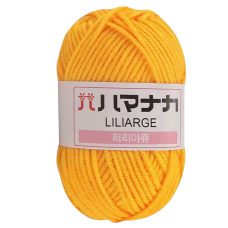 Пряжа акрилова. Жовтогаряча.