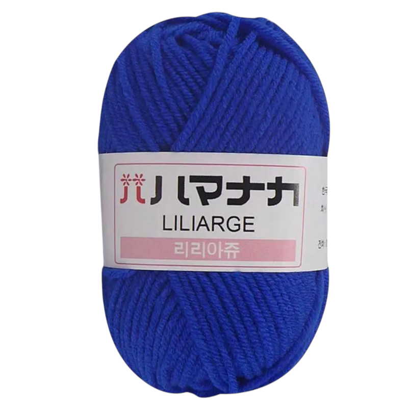 Пряжа акрилова. Синій.