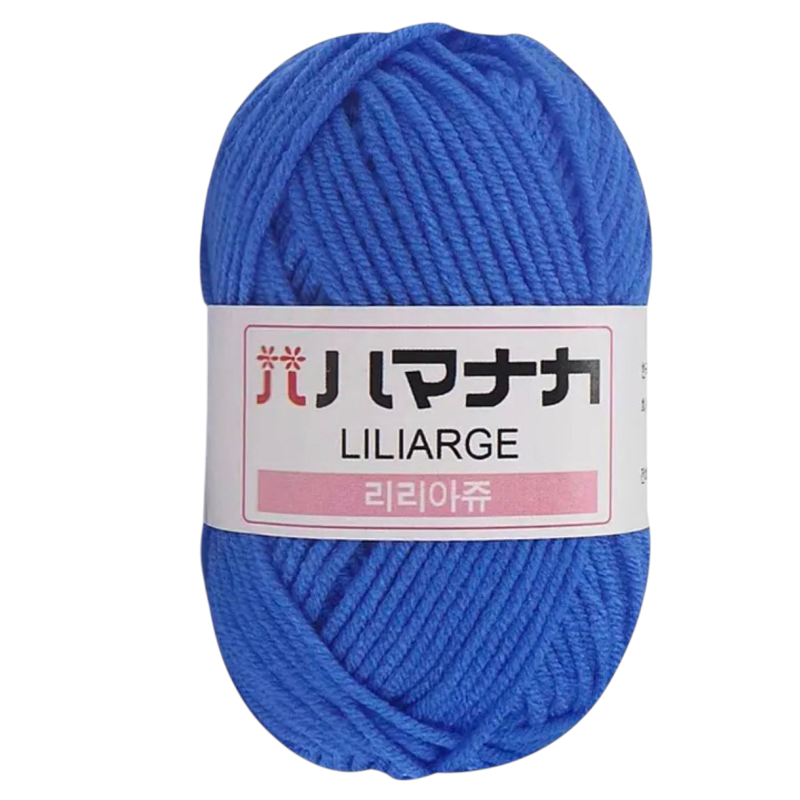 Пряжа акрилова. Синій.