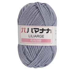 Пряжа акрилова. Сіра, світла.