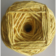 Шнур для макрамі або в“язання гачком. Колір: жовтий