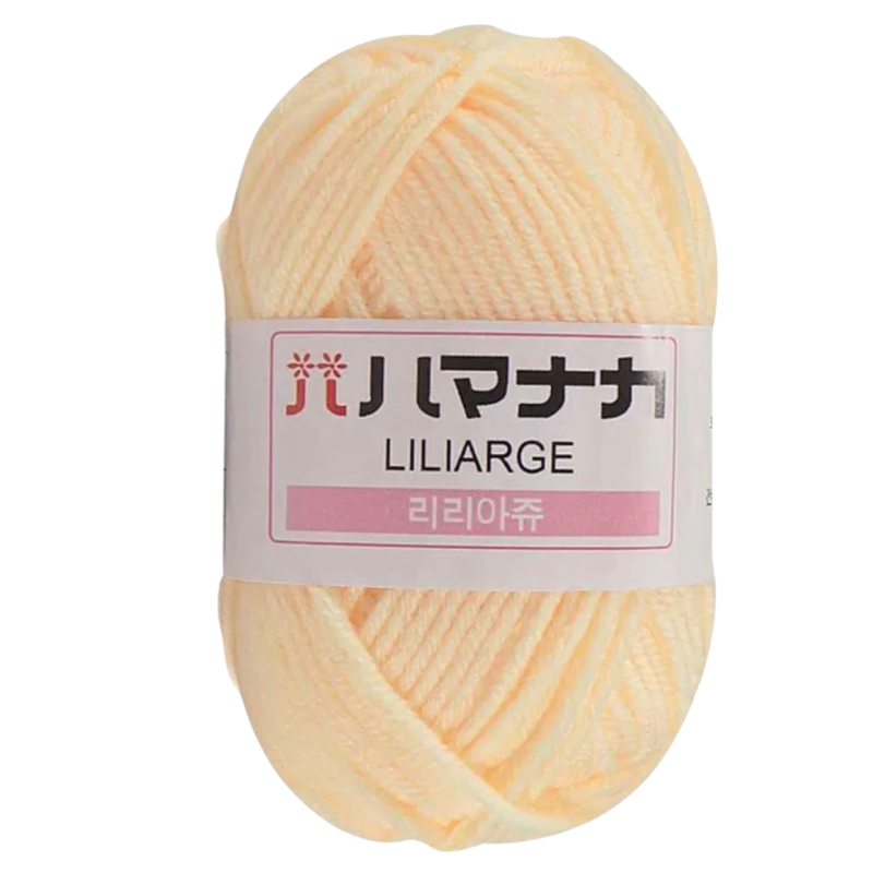 Пряжа акрилова. Кремова.