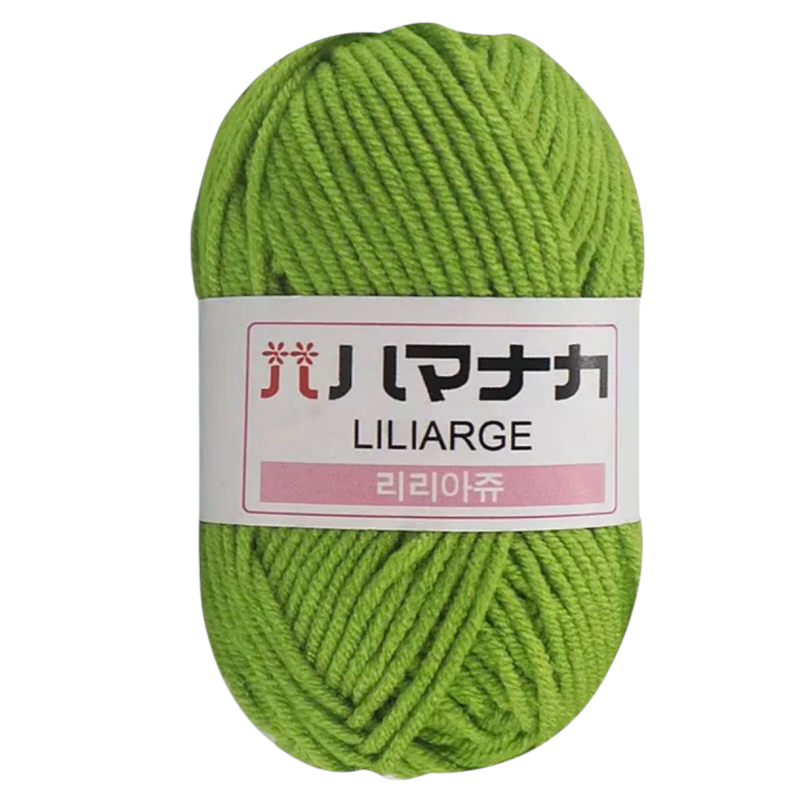 Пряжа акрилова. Салатова.