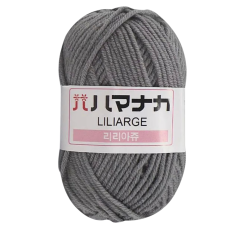 Пряжа акрилова. Сіра.