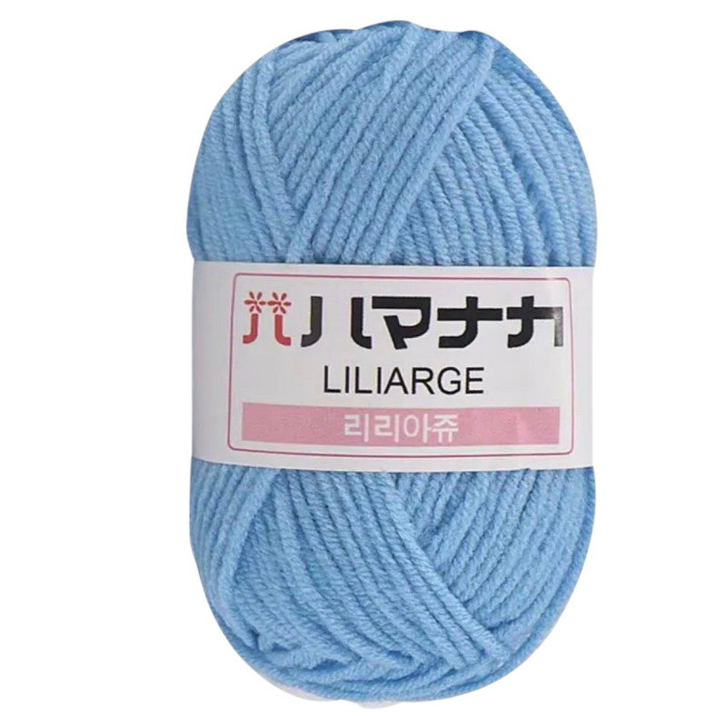 Пряжа акрилова. Блакитна.