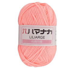 Пряжа акрилова. персикова.