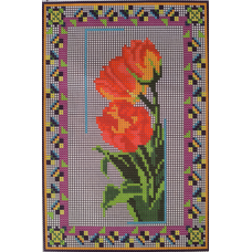 Схема для вишивання бісером. Тюльпан.
