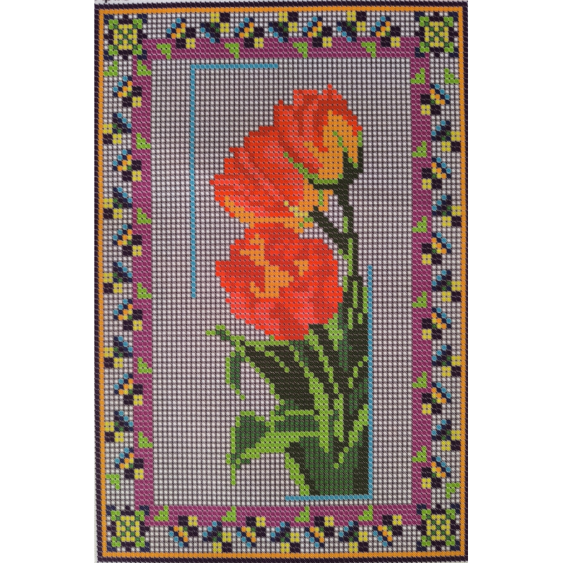 Схема для вишивання бісером. Тюльпан.