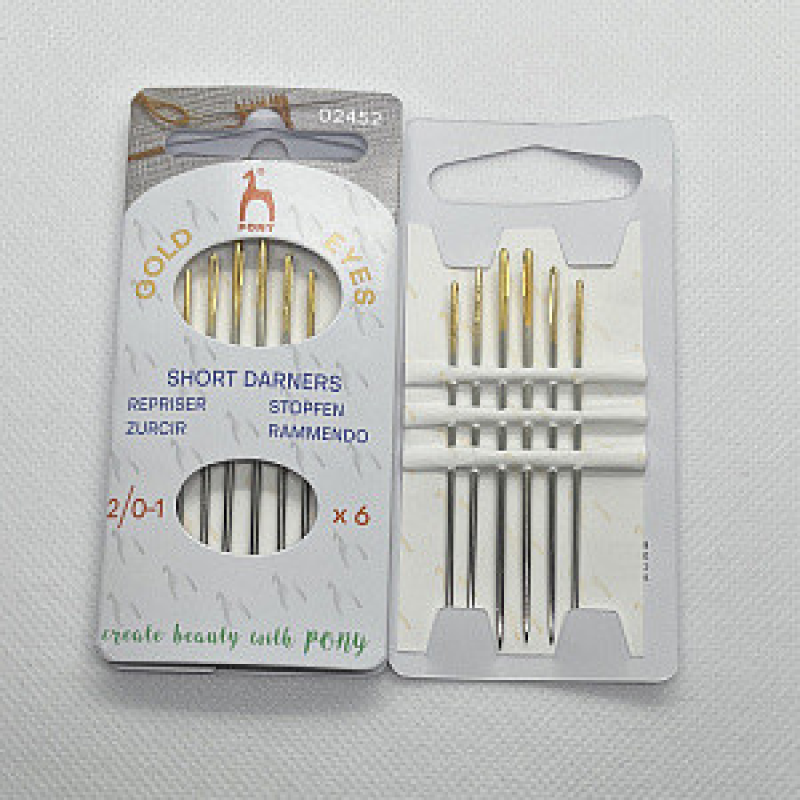 Голки Pony (Індія) штопальна 2/0-1 10 шт