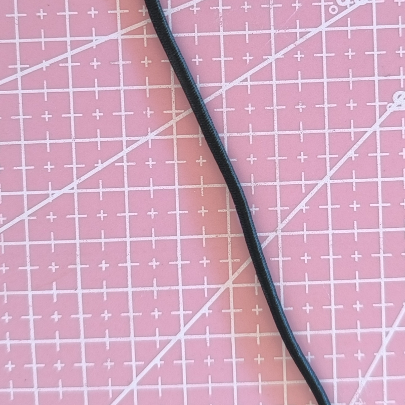 Гумка кругла 3 мм чорна 1 м Гумка кругла 3 мм чорна 1 м