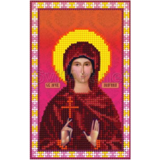 Схема для вишивання бісером, Свята Марина.