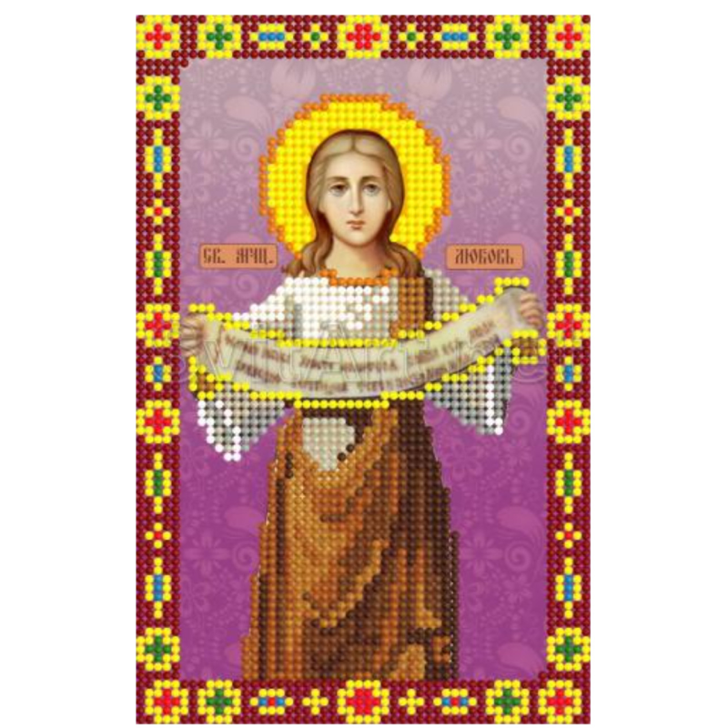 Схема для вишивання бісером, Свята Любов. Схема для вишивання бісером, Свята Любов.