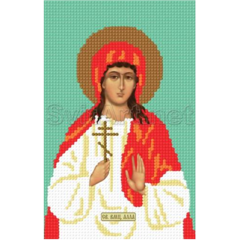 Схема для вишивання бісером, Свята Алла Схема для вишивання бісером, Свята Алла