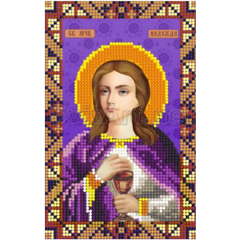 Схема для вишивання бісером, Свята Надія Схема для вишивання бісером, Свята Надія