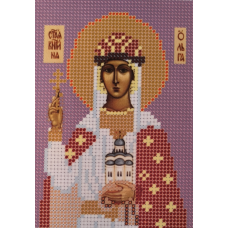 Схема для вишивання бісером ікони. Свята Ольга