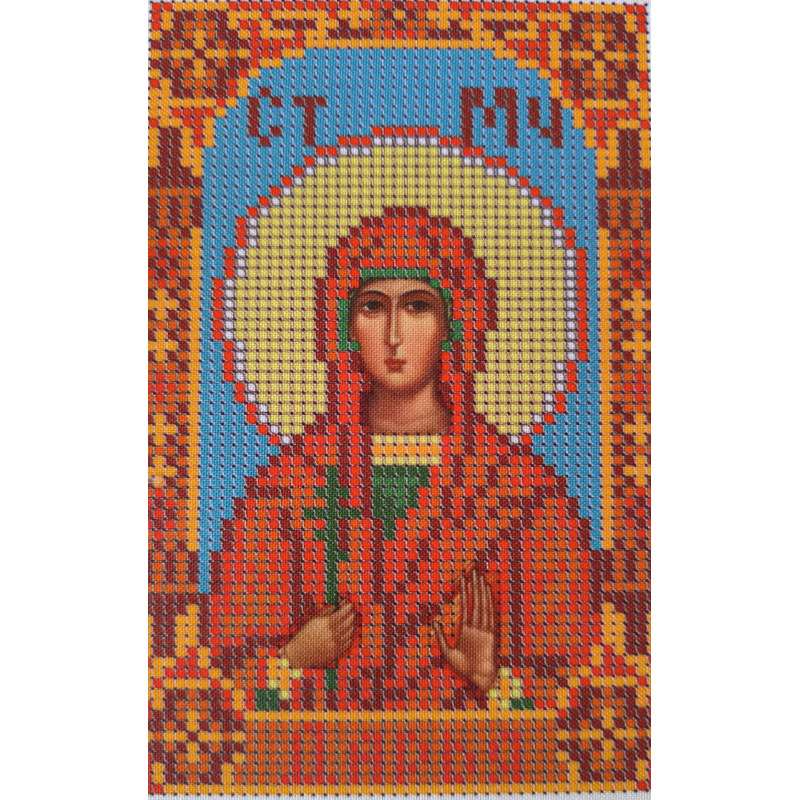 Схема для вишивання бісером ікони. Свята Дарья